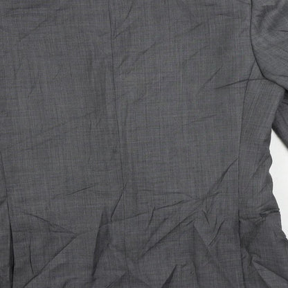 Mens UK Size 36 Topman Regular Grey Suit Jacket