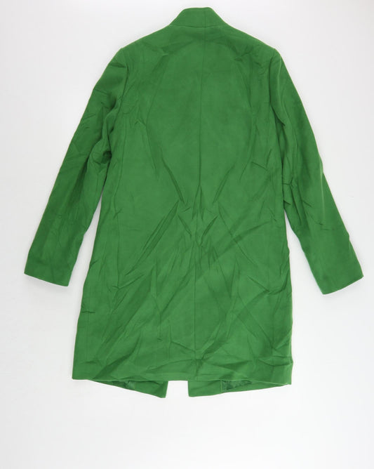 Womens UK Size 10 Marks and Spencer Green Overcoat