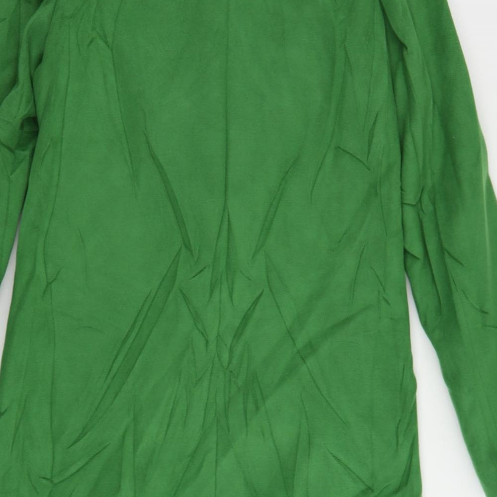 Womens UK Size 10 Marks and Spencer Green Overcoat
