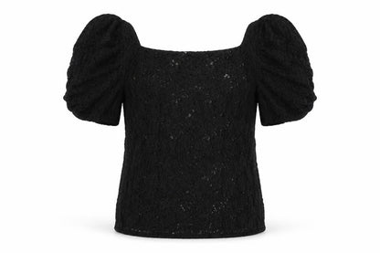 Womens UK Size L River Island Black Basic Blouse