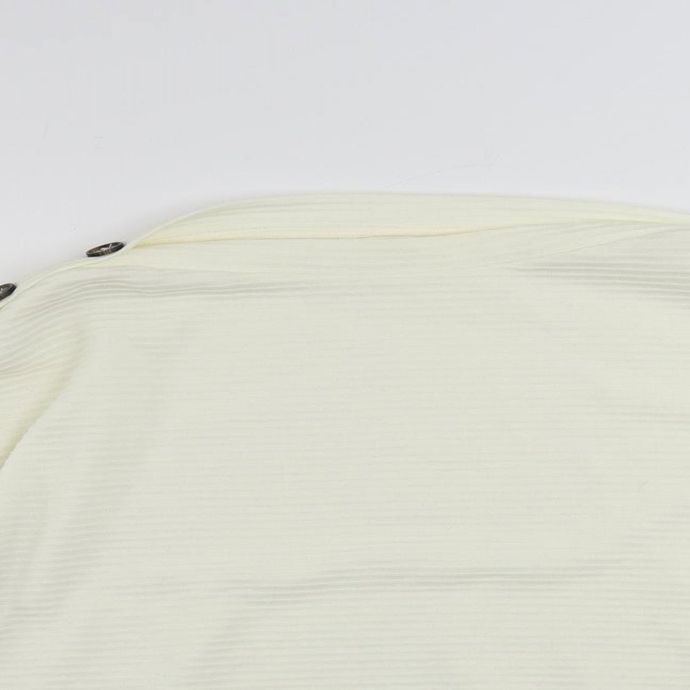 Womens UK Size S H&M Ivory Basic Blouse