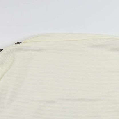Womens UK Size S H&M Ivory Basic Blouse