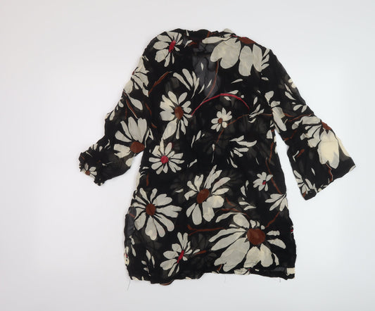 Womens UK Size 8 Monsoon Black Basic Blouse