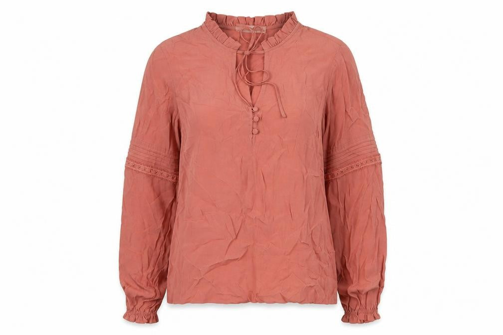 Womens UK Size 8 Per Una Pink Basic Blouse