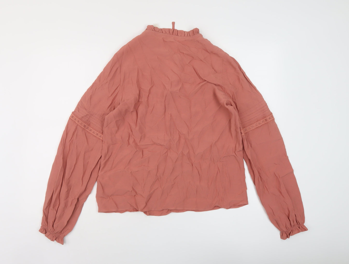 Womens UK Size 8 Per Una Pink Basic Blouse