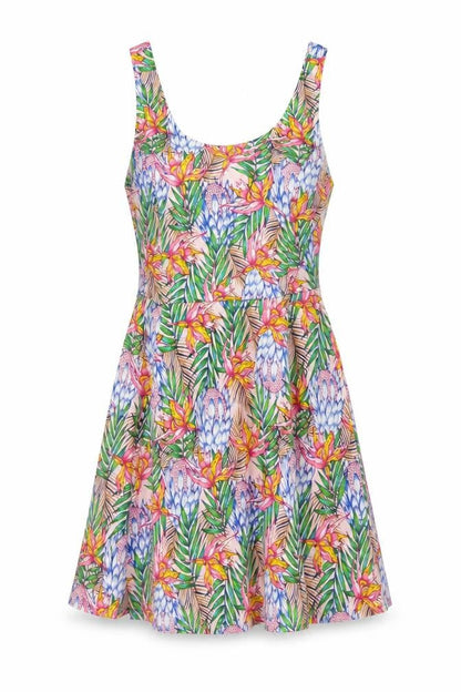 H&M Womens Multicoloured Geometric Polyester A-Line Size 12 Round Neck Pullover