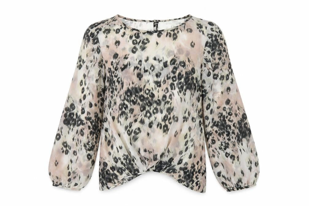 Womens UK Size 8 NEXT Multicoloured Basic Blouse