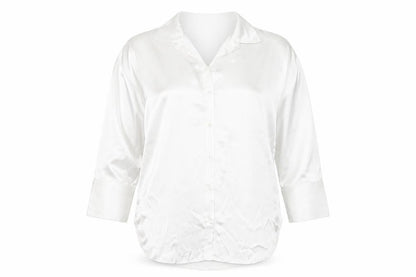 Womens UK Size M H&M White Basic Blouse