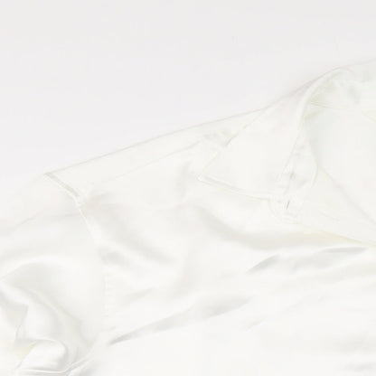 Womens UK Size M H&M White Basic Blouse