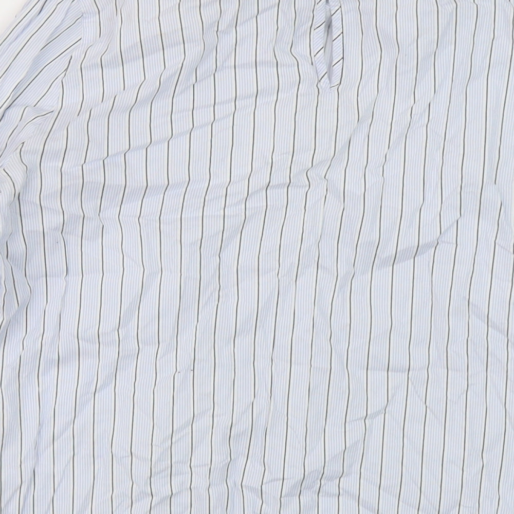 Womens UK Size 10 Oasis Blue Basic Blouse