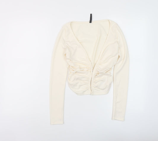 Womens UK Size 8 AsYou Ivory Basic Blouse