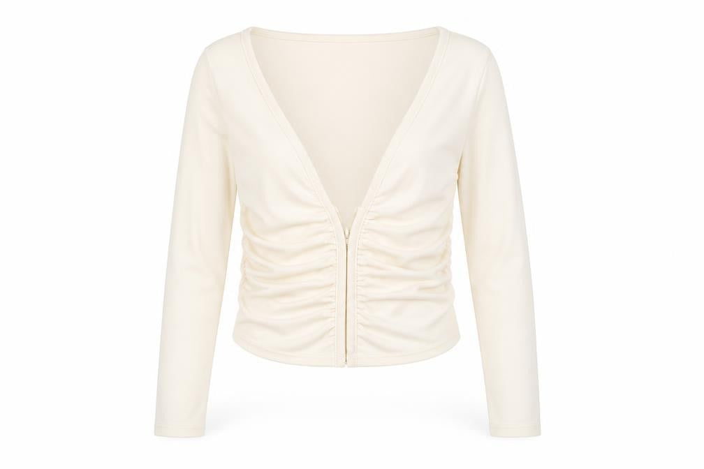 Womens UK Size 8 AsYou Ivory Basic Blouse