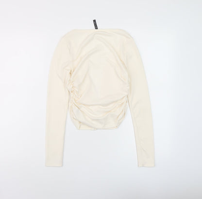 Womens UK Size 8 AsYou Ivory Basic Blouse
