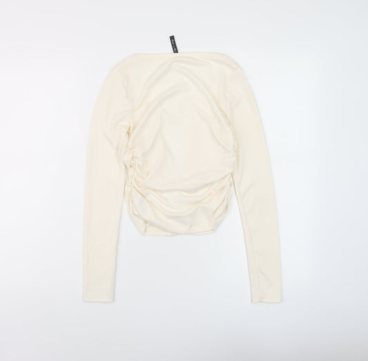 Womens UK Size 8 AsYou Ivory Basic Blouse