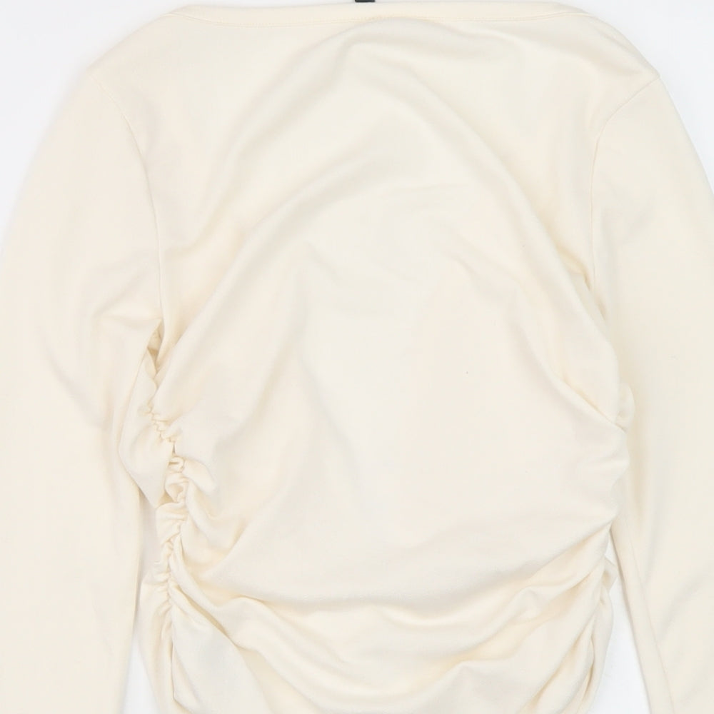 Womens UK Size 8 AsYou Ivory Basic Blouse