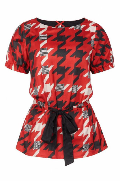 Womens UK Size 14 NEXT Red Basic Blouse