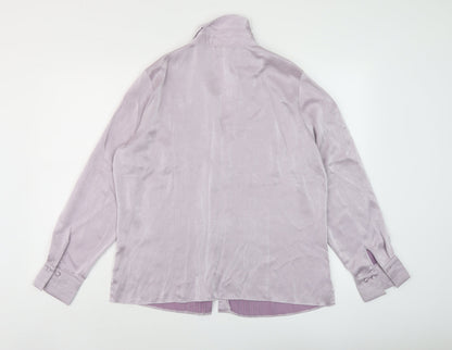 Womens UK Size 16 Marks and Spencer Purple Basic Blouse