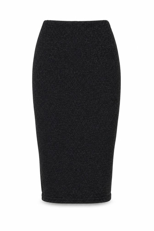 Ah Polly Womens Black Polyester Bandage Skirt Size 23 in