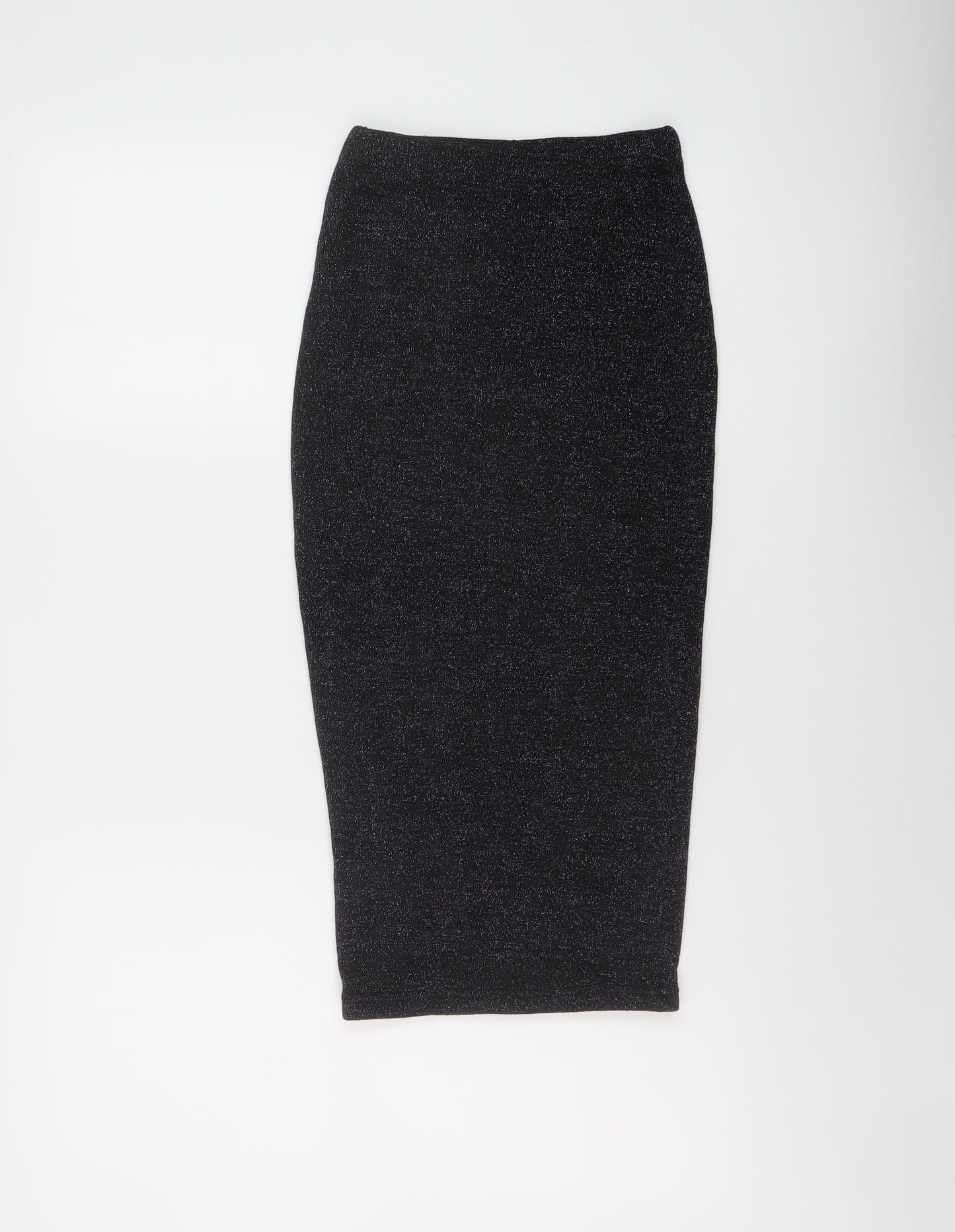 Ah Polly Womens Black Polyester Bandage Skirt Size 23 in