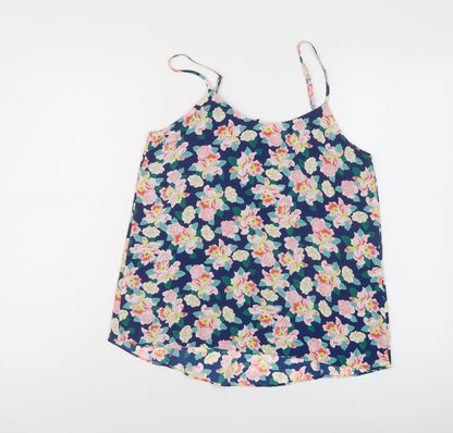 Womens UK Size 8 Oasis Multicoloured Basic Tank