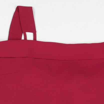 Womens UK Size 14 Topshop Pink Basic Blouse