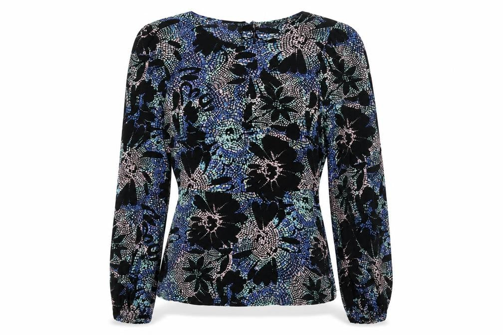Womens UK Size 8 Marks and Spencer Black Basic Blouse