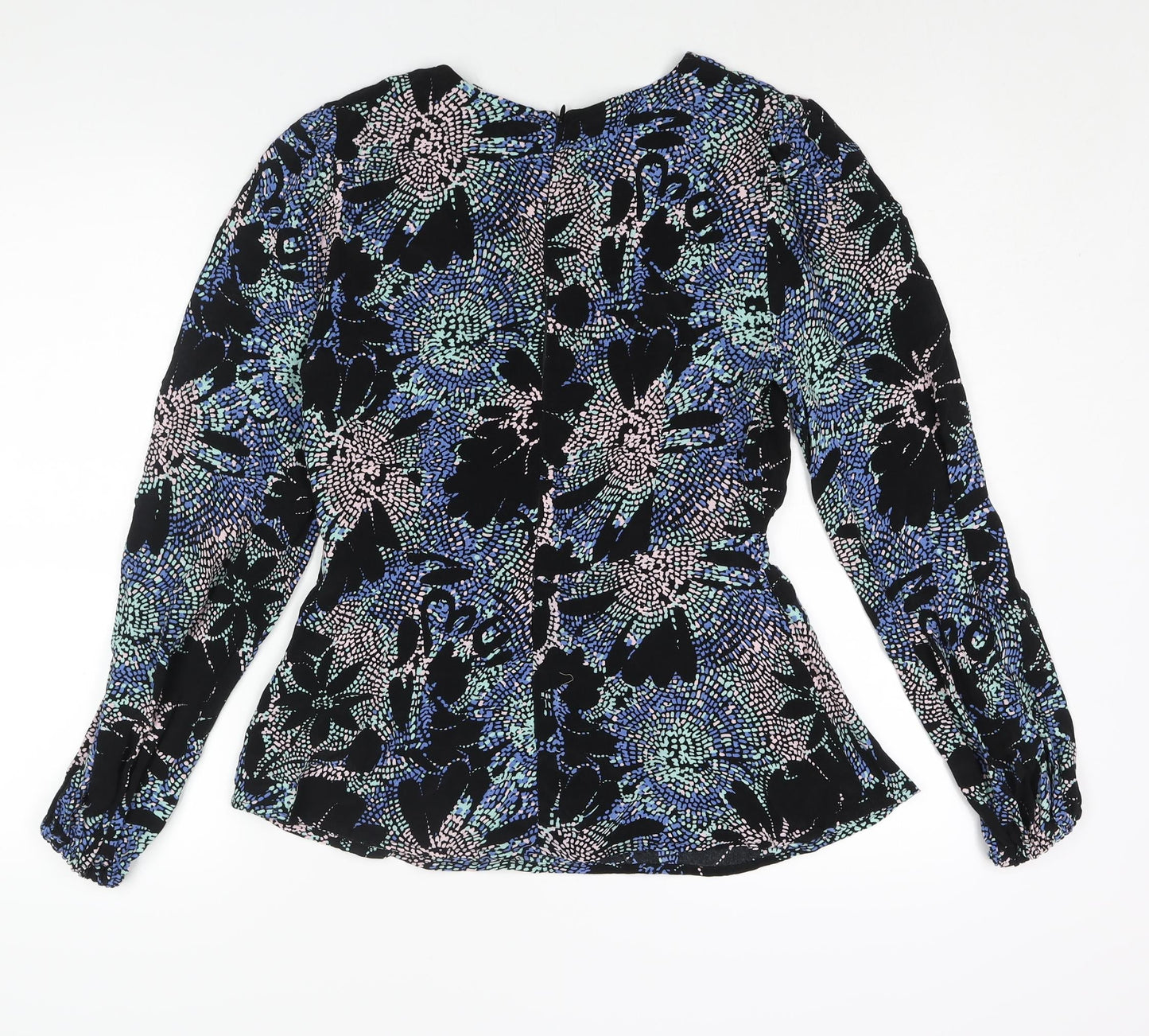 Womens UK Size 8 Marks and Spencer Black Basic Blouse