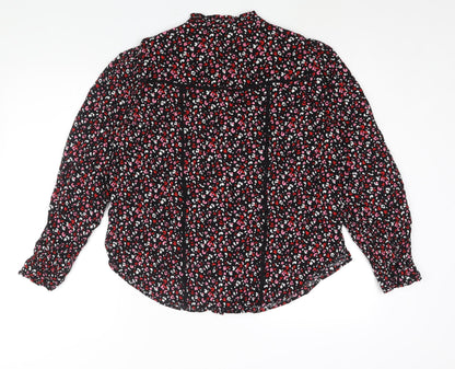 Womens UK Size 14 Marks and Spencer Multicoloured Basic Blouse