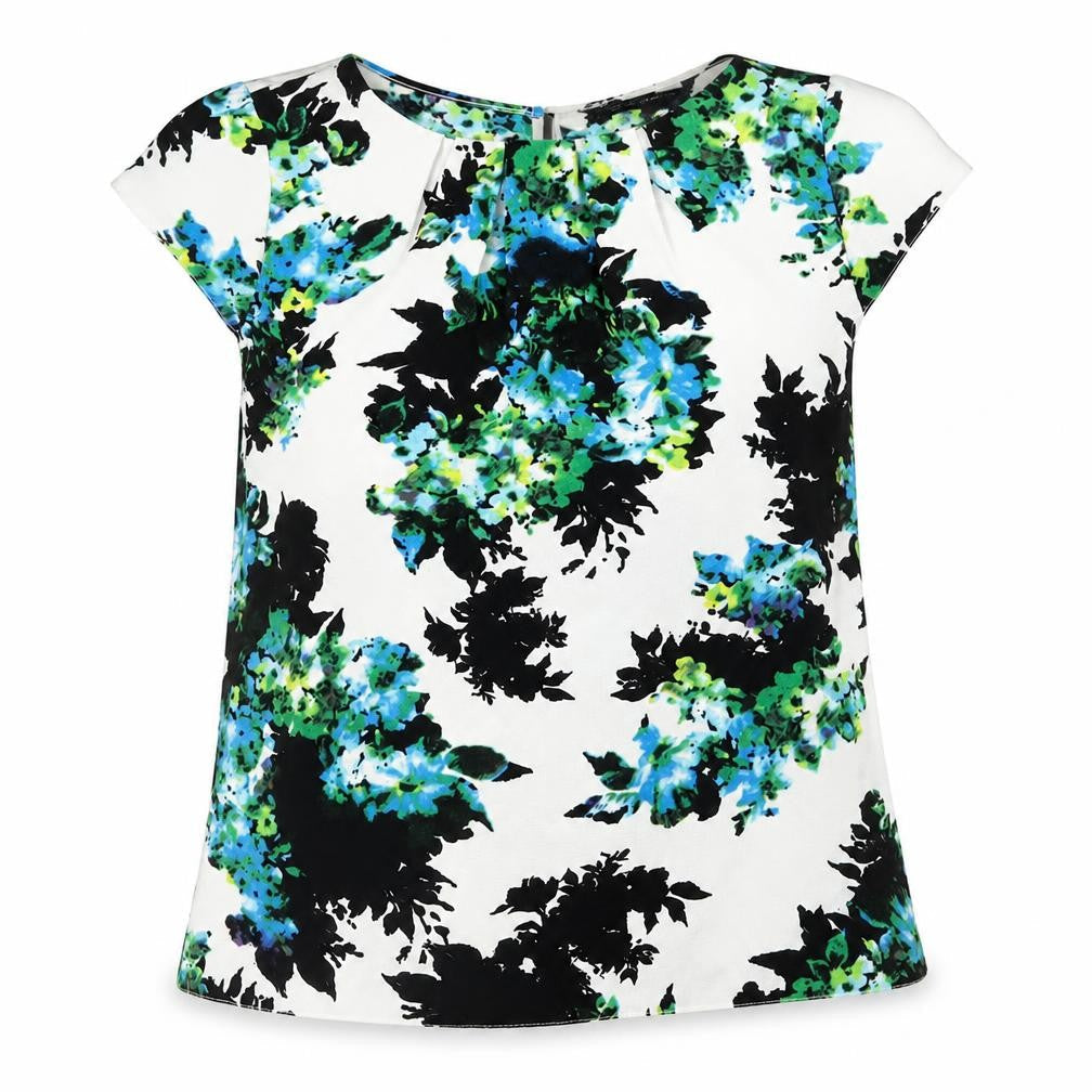 Womens UK Size 14 Dorothy Perkins Multicoloured Basic Blouse