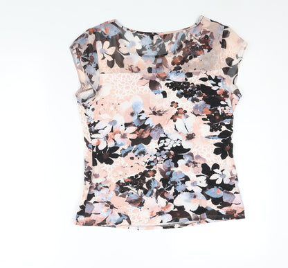 Womens UK Size 14 M&Co Multicoloured Basic Blouse