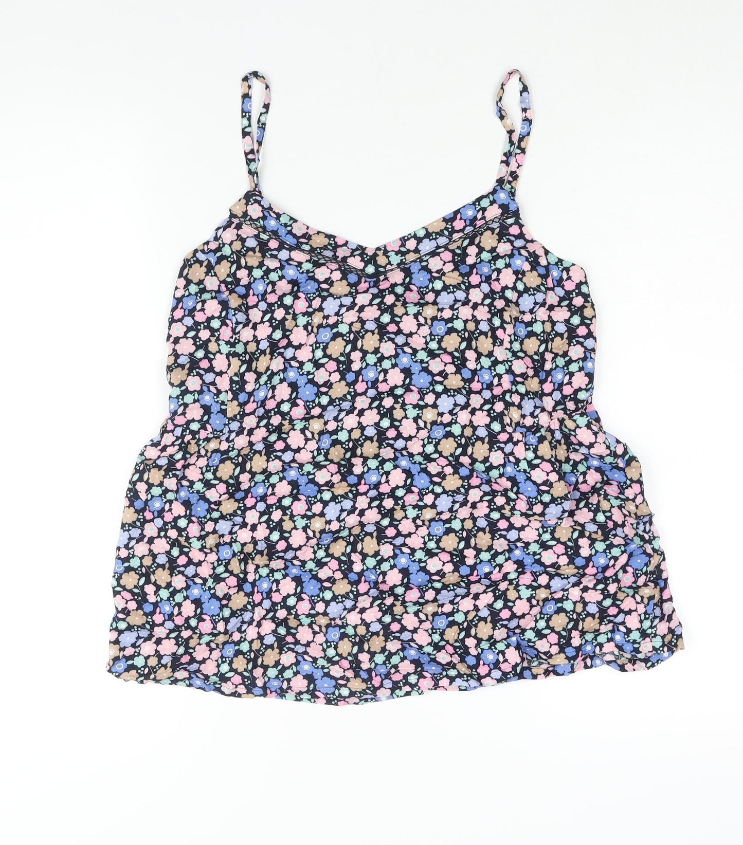 Womens UK Size 8 Marks and Spencer Multicoloured Camisole Blouse