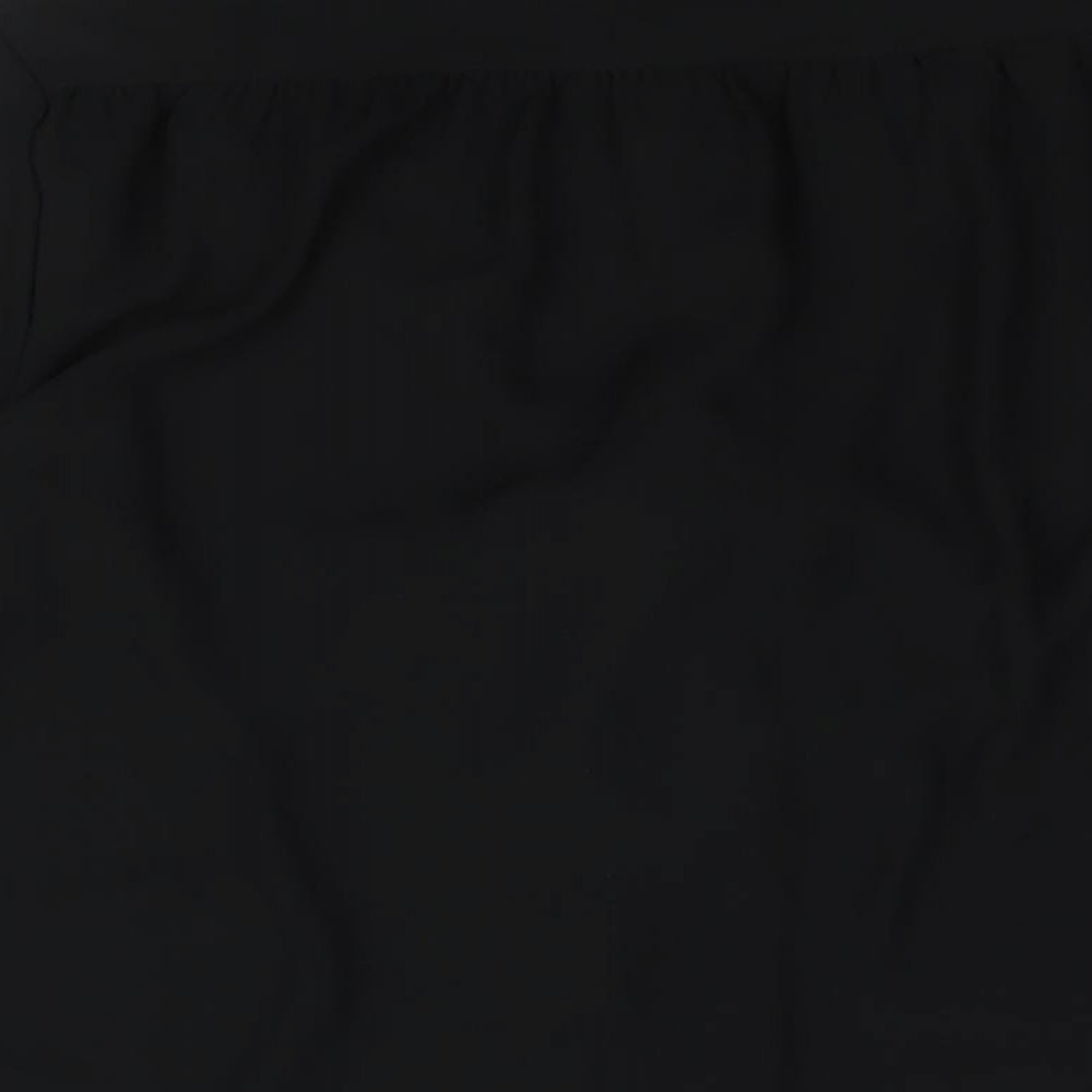 Womens UK Size M Adrianna Papell Black Basic Blouse