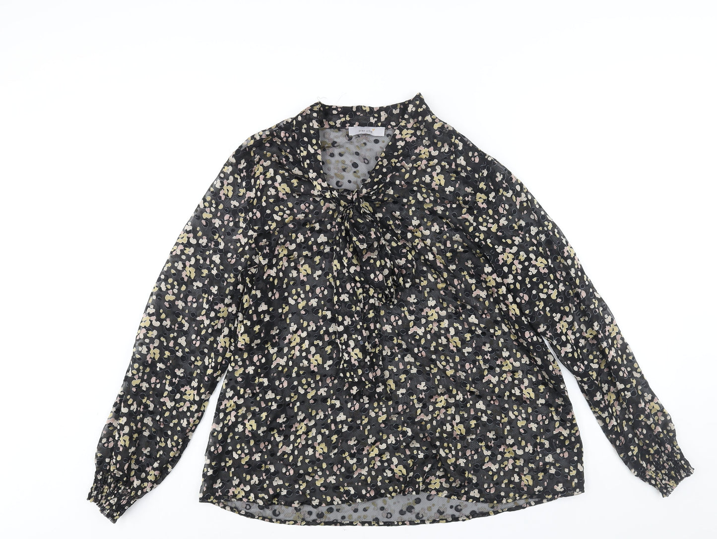 Womens UK Size 12 Per Una Black Basic Blouse