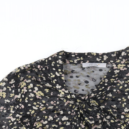 Womens UK Size 12 Per Una Black Basic Blouse