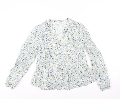 Womens UK Size 8 Per Una Multicoloured Basic Blouse
