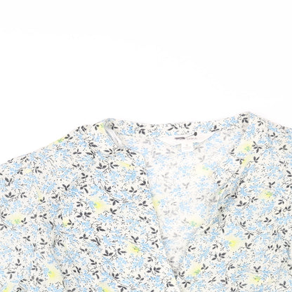 Womens UK Size 8 Per Una Multicoloured Basic Blouse