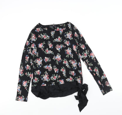 Womens UK Size 10 Marks and Spencer Black Basic Blouse