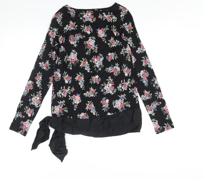 Womens UK Size 10 Marks and Spencer Black Basic Blouse