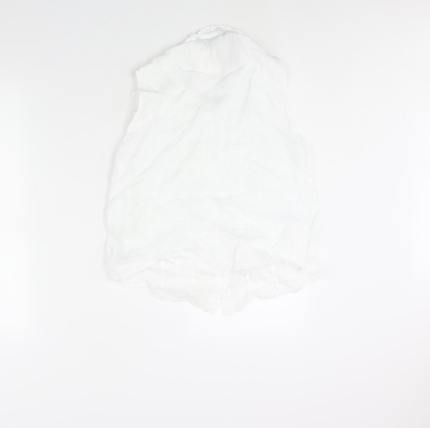 Womens UK Size L Zara White Camisole Blouse