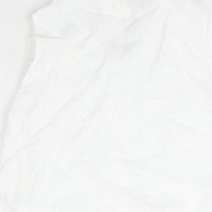 Womens UK Size L Zara White Camisole Blouse