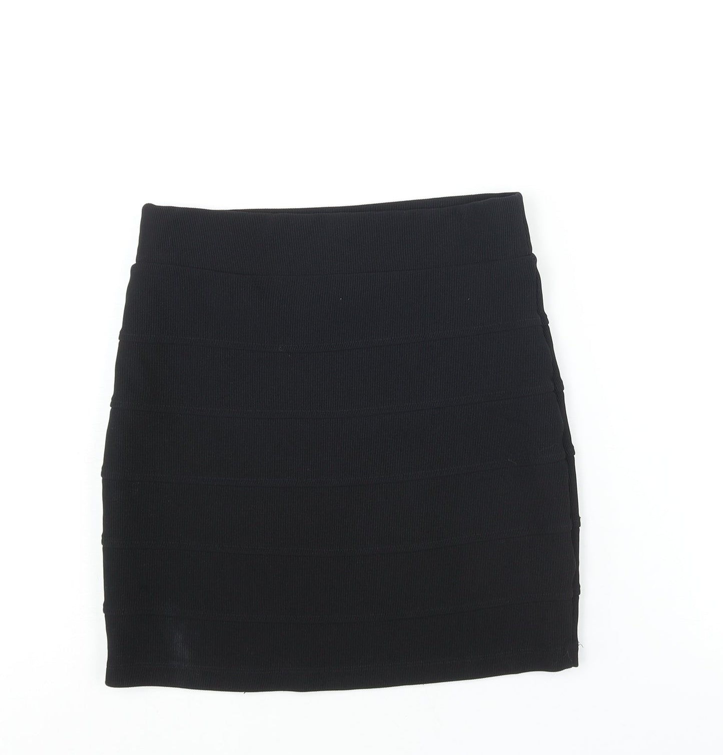 Divided by H&M Womens Black Polyester Bandage Skirt Size 10
