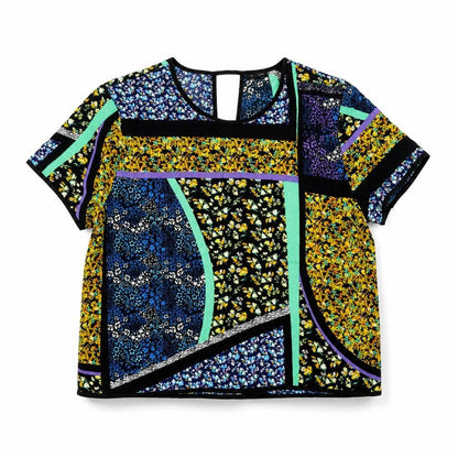 Womens UK Size 18 River Island Multicoloured Basic Blouse