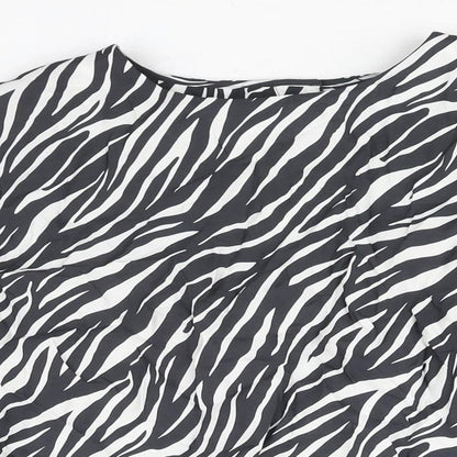 Womens UK Size 12 Marks and Spencer Black Basic Blouse