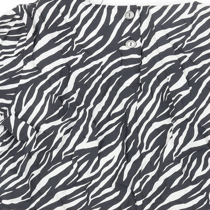 Womens UK Size 12 Marks and Spencer Black Basic Blouse