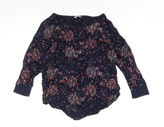 Womens UK Size 10 Marks and Spencer Blue Basic Blouse
