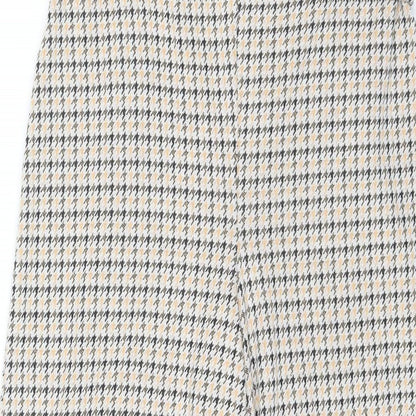 Womens UK Size 8 Miss Selfridge Regular Fit Cropped Multicoloured Trousers