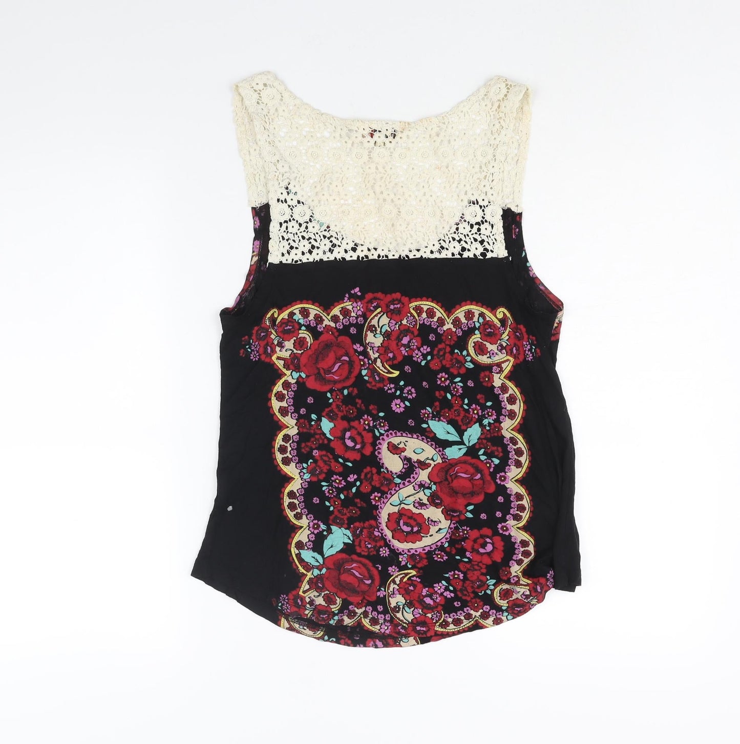 Womens UK Size 10 Chelsea Girl Multicoloured Camisole Blouse