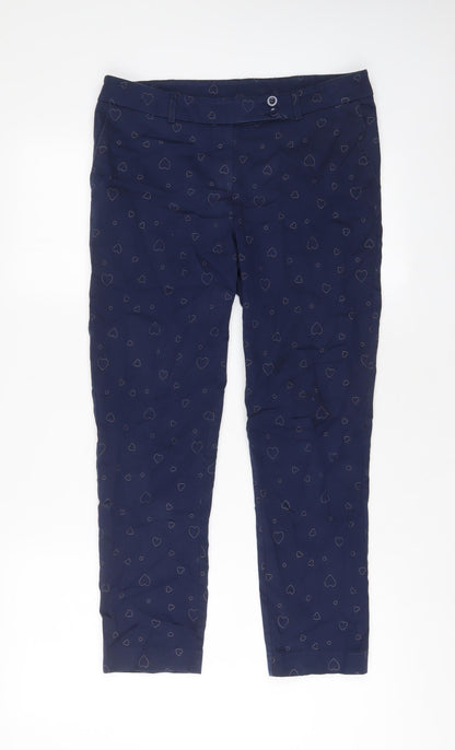 Womens UK Size 30 in NEXT Regular Fit  Blue Trousers