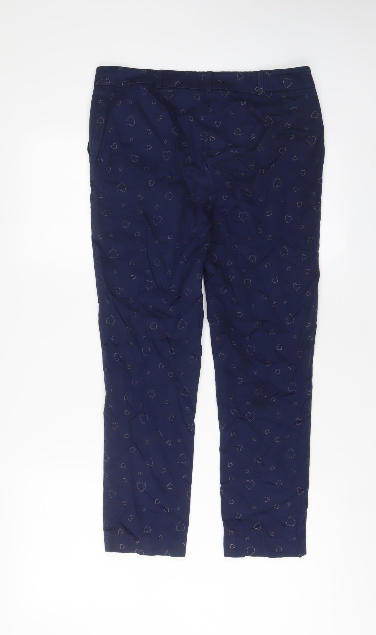 Womens UK Size 30 in NEXT Regular Fit  Blue Trousers