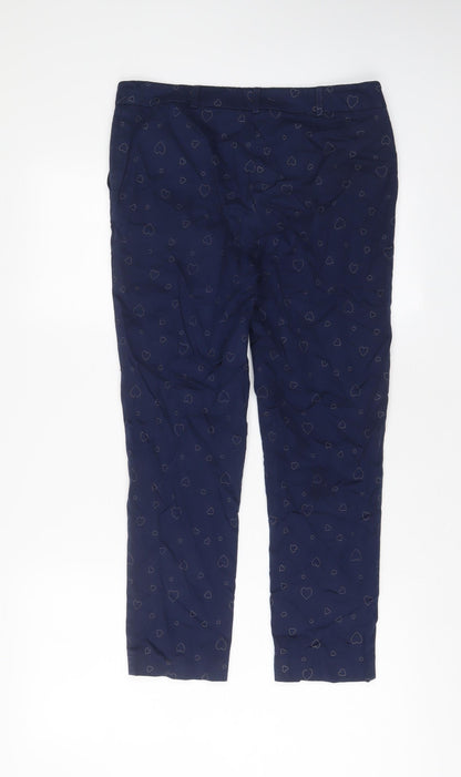 Womens UK Size 30 in NEXT Regular Fit  Blue Trousers